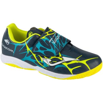 Joma Super Copa Jr 2503 INV SCJS2503INV, voor een jongen, Marineblauw, Indoorschoenen, maat: 24