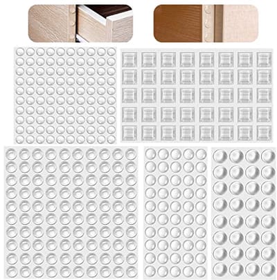 Zelfklevende Rubber Buffers - 322 Stuks, Transparante Aanslagbuffers voor Meubels en Deuren