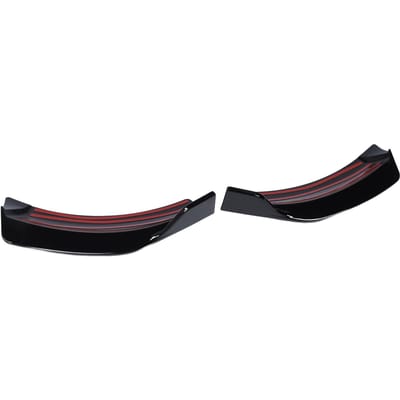 Cache d'angle d'aileron latéral de pare-chocs avant Canards Lame Diffuseur Spoilers Remplacement pour Benz Classe V W447 V260 black