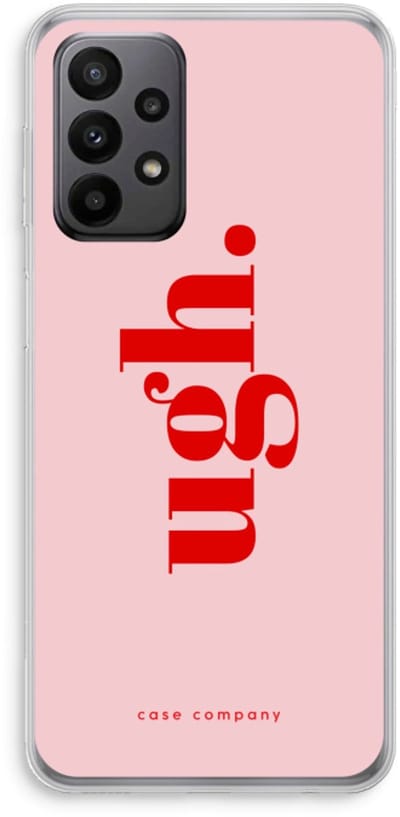Case Company® - Hoesje geschikt voor Samsung Galaxy A23 hoesje - Ugh - Soft Cover Telefoonhoesje - Bescherming aan alle Kanten en Schermrand