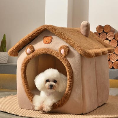 Hondenren Kattenren Huis Type Vier Seizoenen Algemeen Winterseizoen Warm Kleine Hond Kan Verwijderd en Gewassen Worden Hondenkussen Mat Huisdierbenodigdheden M-46*40*38