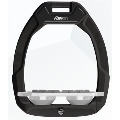 Veiligheidsbeugels voor paardrijden Plat Grip Zwart/Grijs/Grijs Flex-On Safe-On