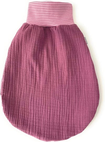 Baby Mousseline Romperzak - Peuter Slaapzak - Comfortabel Slapen - Ademend Katoen - Maat XL - Bes