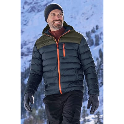 Mountain Warehouse Heren Link Gewatteerd Jasje (Kaki Groen)
