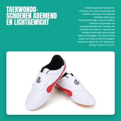 Dailygoods- Taekwondo-schoenen ademend - Antislip - Duurzaam - Lichtgewicht - Kung Fu - Tai Chi - Comfortabele beweging - Martial Arts Schoenen