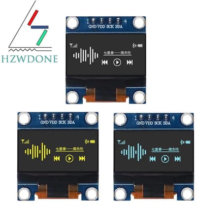 OLED Serie - Weergavemodule - 128x64 Resolutie - I2C en SPI - SSD1306 - Voor Arduino - 0.96IICSSD1306