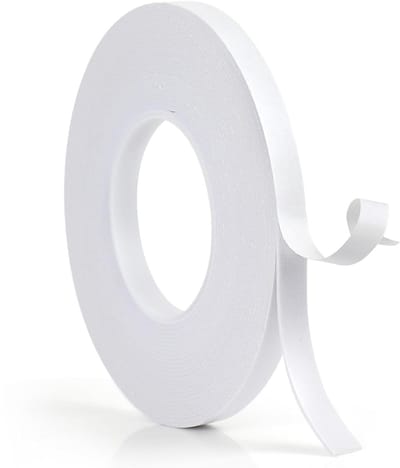Dubbelzijdig EVA-schuimtape 1,5 mm dik voor handwerk en thuiskantoor, hoge hechtkracht, 12 mm x 10 m, dempend en veelzijdig
