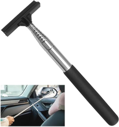 Telescoop Raamwisser voor Auto en Huis - Siliconen Watertrekker voor Streeploze Reiniging van Ruiten en Spiegels