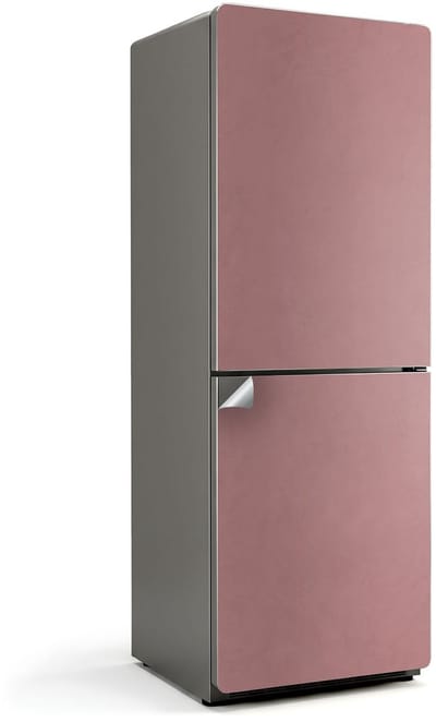 Wallfluent Koelkaststickers - Roze Koelkast Folie - 70 cm x 190 cm - Roze Koelkaststickers - Waterdichte Koelkast Sticker - Koelkast Opknappen Sticker - Koelkast Decoratie Stickers - Koelkast Cover