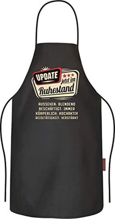 Barbecueschort voor Mannen - Origineel Kookschort als Cadeau voor Gepensioneerden