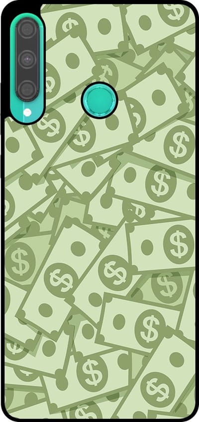 Smartphonica Telefoonhoesje Geschikt voor Huawei P40 Lite E met Geld Opdruk - TPU Backcover Case With Money Design geschikt voor Huawei P40 Lite E