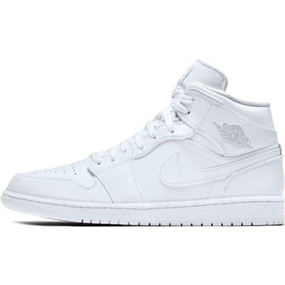 Air Jordan 1 Retro Mid 'White Pure Platinum' 554724-104 47.5