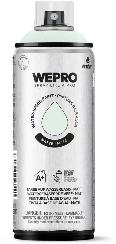 Spuitbus Groen Pisces Mat MTN WEPRO WATER-BASED PAINT 400ML