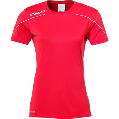 Uhlsport Stream 22 Dames Shirt Rood-Wit Maat L