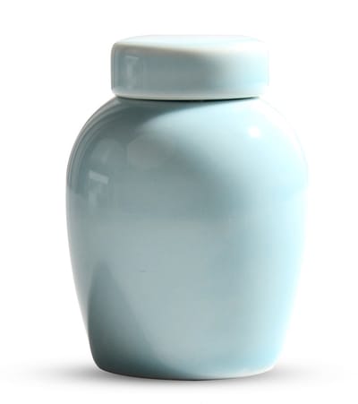 Mini Begrafenis Urn - 30 ML - Urn - Mini Crematie Urn - As Urn - Voor Huisdieren, Honden, Katten of Menselijk As - Crematie As - Mini Urn - BLAUW