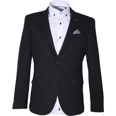 Carter & Davis - Casual colbert - Heren - 50 - Blauw - Polyester - 2628-6435