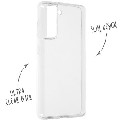 Accezz Hoesje - Geschikt voor Samsung Galaxy S21 FE - Clear Backcover - Transparant