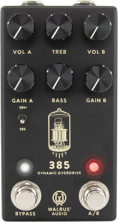 Walrus Audio 385 MKII Dynamic Overdrive FX Black - Distortion voor gitaren