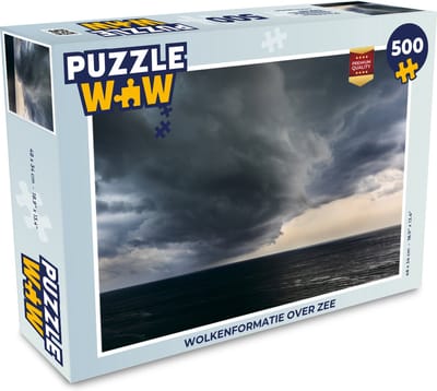 Puzzel Wolkenformatie over zee - Legpuzzel - Puzzel 500 stukjes