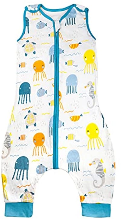 Zomerslaapzak met voeten voor Baby, 0,5 TOG, Katoenen, M/81 cm, Geschikt voor 18-36 maanden
