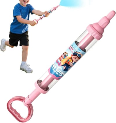 Waterspeelgoed Uittrekbaar - Waterpistool - Zomerpret - Drielaagse Sproeikop - 41 cm - Roze
