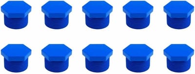 PVC Pijppluggen - Leiding Afsluiters - Leidingen Afdoppen - Corrosiebestendig Materiaal - 3/4 Inch - Blauw