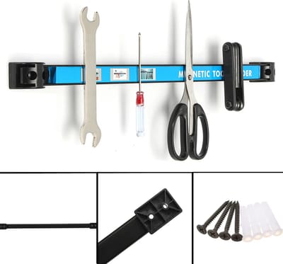 Magnetische ophangmagneet voor gereedschap, messen, keukengerei etc van Phillipe Sail. Sterke magneet, stevig van staal, ideaal voor georganiseerde opslag van gereedschap, messen en andere metalen voorwerpen