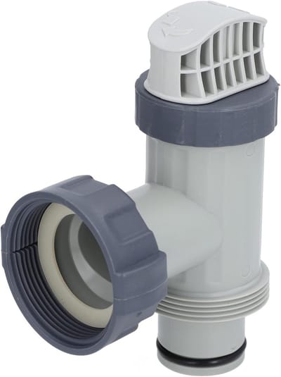 Multifunctionele PVC Slangadapter voor Plunjerklep, Vervangingsonderdeel voor Zwembadinstallaties en Eenvoudige Zwembadfittingen