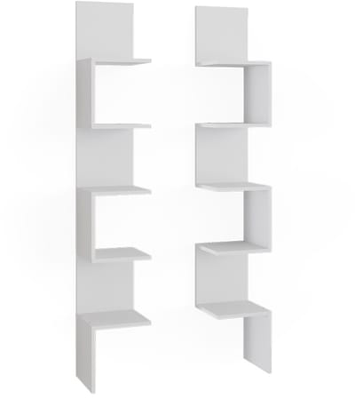 Vicco Paolo Hoekplank – 28 x 175.4 cm Set van 2 Wit
