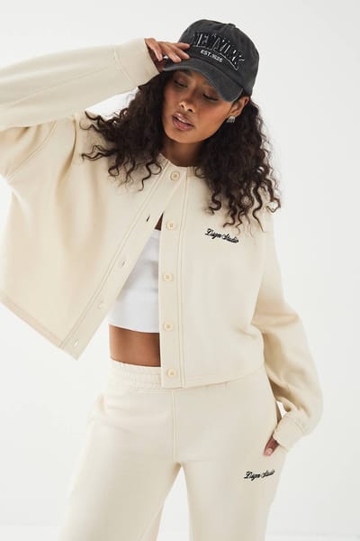 Dames DSGN Studio Doorknoop Sweatshirt | Creme | Maat: 2XL