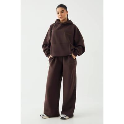 Dames DSGN Studio Sport Training Club Rechte Pijp Jogger | Coffee Bean | Maat: XS