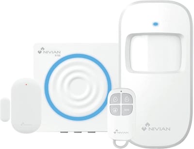 Alarmsysteem Thuis - Beveiligingsinstallatie - Huis Beveiligen - Geen Maandelijkse Kosten - 20 x 8 x 11 cm