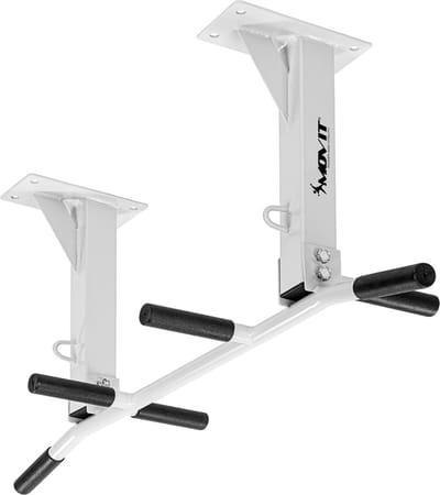 Movit Optrekstang Wit - Pull Up Bar - Dakmontage - Belastbaar tot 350 kg