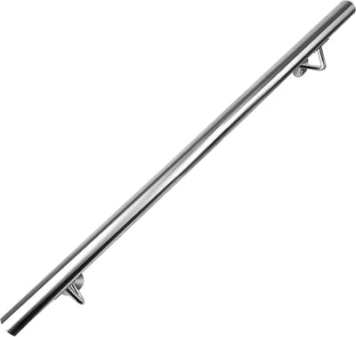 Unyqoos® Veilige en roestvrij stalen trapleuning voor binnen en buiten van 140 cm