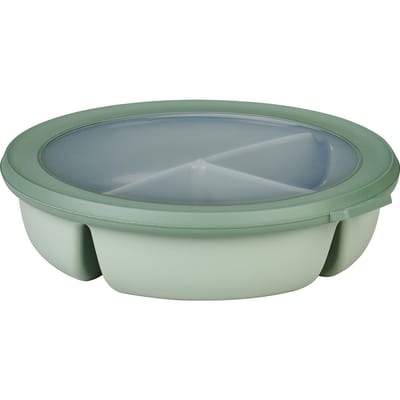 Mepal - Multikom Cirqula vershouddoos - 3-vaks bento bowl - 250 ml. 250 ml & 500 ml - Rond - Nordic sage