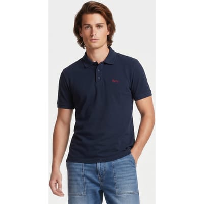 Levi's Housemark Polo Shirt Maat: S | Poloshirts Outlet | Heren | Blauw
