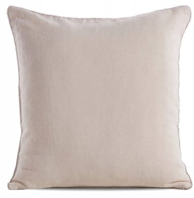 Kremowa Linnen Kussensloop 43x43cm - Stijlvol en Duurzaam