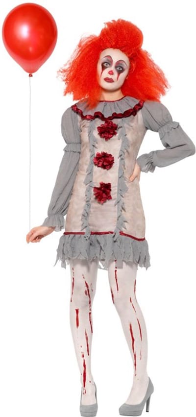 Vintage Clownspakje Dames - Maat M