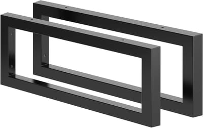 Wastafelconsole Staal - Wastafelhouder Badkamer - Wastafel Monteren - Stevig Stalen Profiel - 50 cm - Mat Zwart