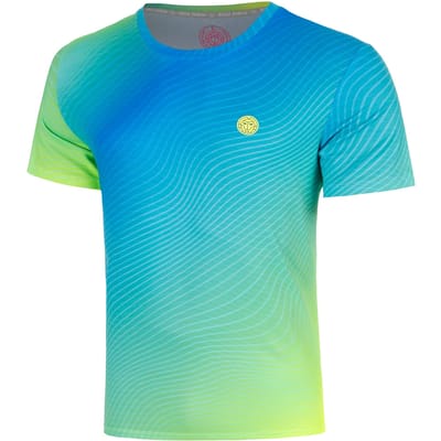 BIDI BADU Out of Control T-shirt Jongens-blauw, neongeel