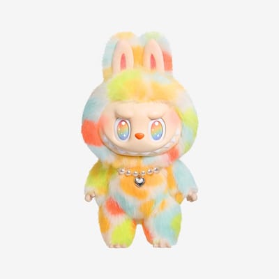 Labubu Pop Mart - The Monsters - Big Into Energy Series - Rock The Universe - Vinyl Plush Doll - 37 cm - 1 Stuk - Knuffel - Sleutelhanger - Origineel