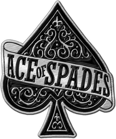 Motorhead - Ace Of Spades Pin - Zwart/Zilverkleurig
