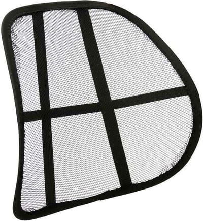 Arte R Rugsteun stoel - zwart - 41 x 39 cm - voor bureaustoel / autostoel