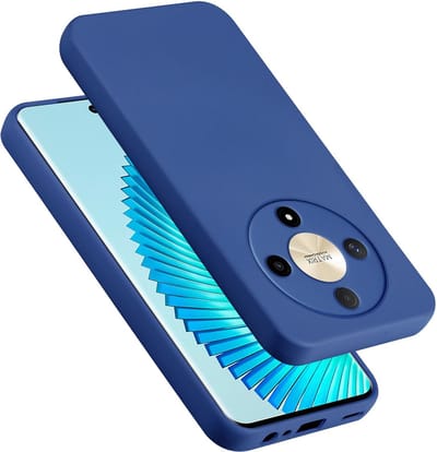 Cadorabo Hoesje geschikt voor Honor Magic 6 Lite 5G in LIQUID BLAUW - Beschermhoes gemaakt van flexibel TPU silicone Case Cover