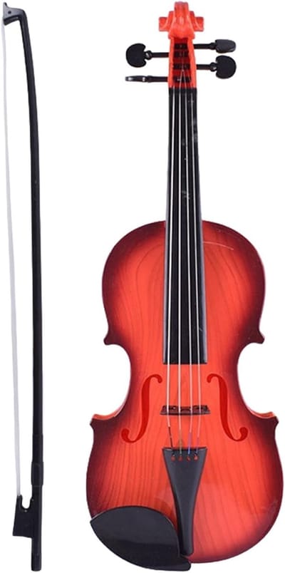 Speelgoed Viool - Muzikaal Instrument - Beginners Leren - Verstelbaar Snaarsysteem - 17x48 cm - Model B