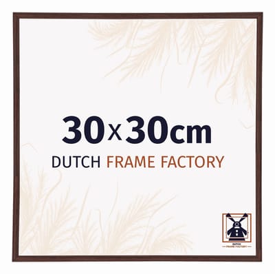 Fotolijst 30x30 cm - Kunststof - Bruin - Angers