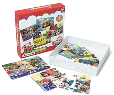 Mijn Eerste Puzzels - 4-in-1 Puzzelset voor Kinderen