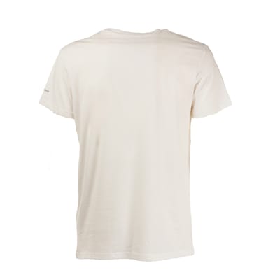 HEREN T-SHIRT MET KORTE MOUWEN EN EFFEN RONDE HALSTE KRAAG MET DRUKPRINT