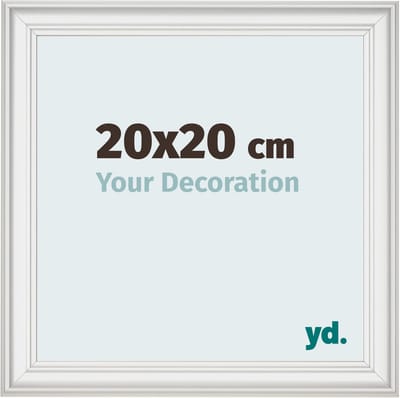 Your Decoration - Fotolijst 20x20 cm - MDF - Wit Geveegd - Lazio