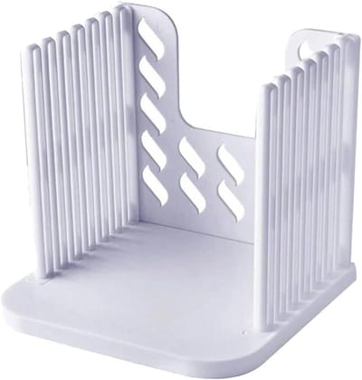Opvouwbare Brood Snijmachine - Toast Slicer - Gelijkmatig Snijden - Met Kruimelbak - 16 x 16 x 3 cm - Wit